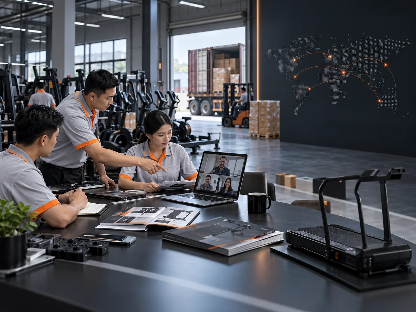 International customer and market experience across product, production and shipment contexts