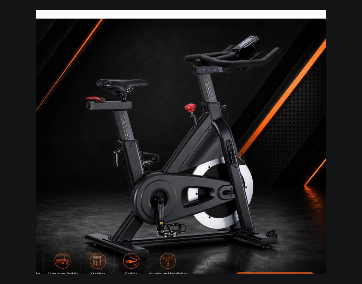 PD1999 spin bike complete view