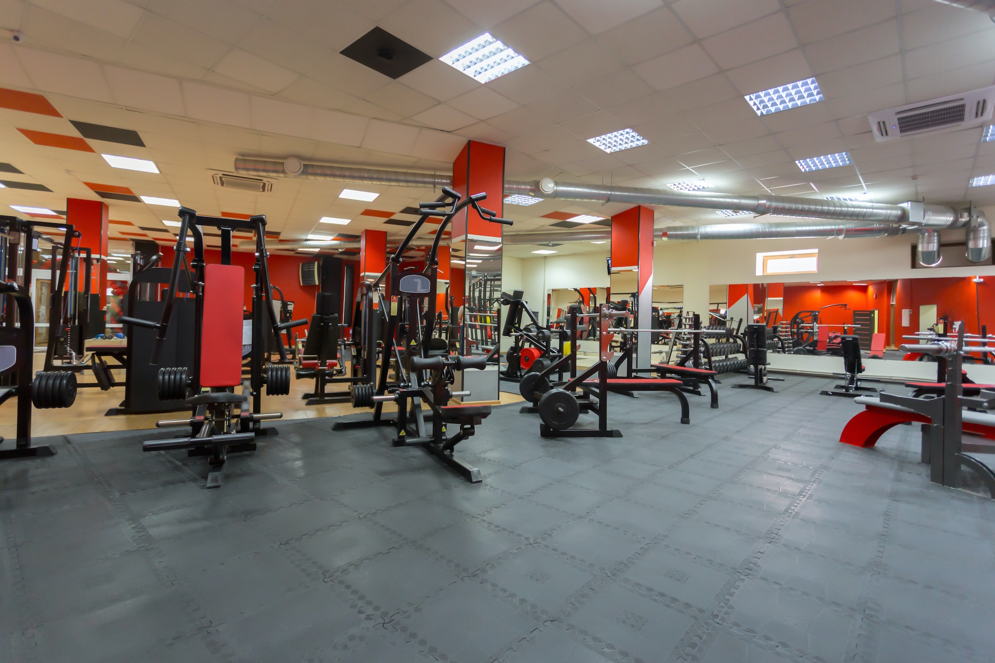 Equipments in the gym