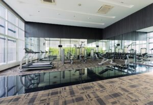 Fitness Center interior design, Gym